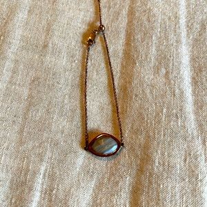 Rose gold Monica vinader bracelet